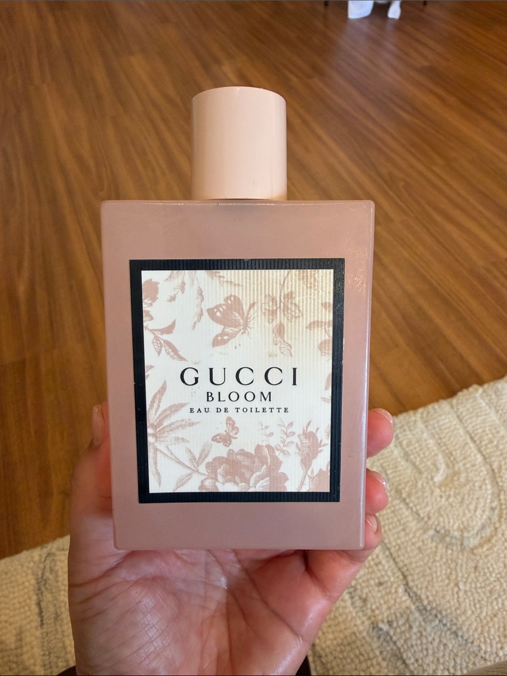 Empty Gucci Bloom Eau de Toilette - Blush Pink Bottle 3.3 oz